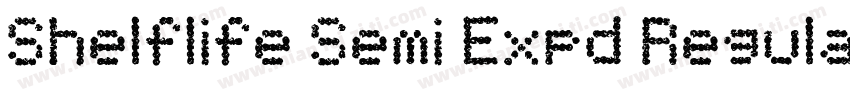 Shelflife Semi Expd Regular字体转换
